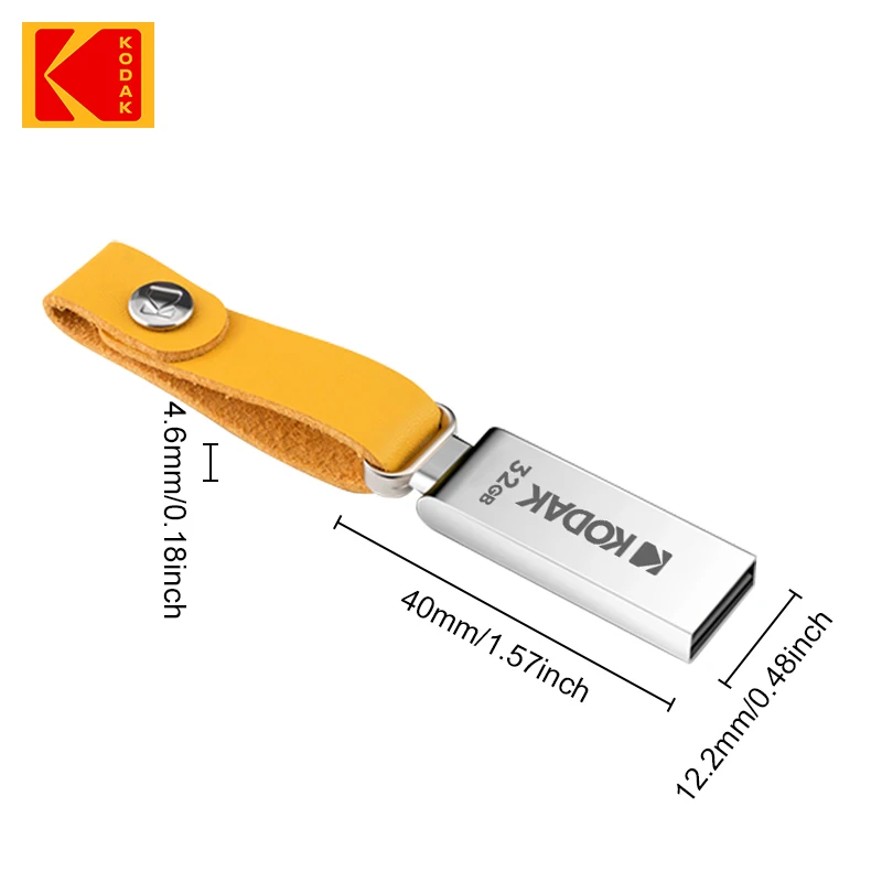 Alternative view of KODAK K122 Metal USB Flash Disk 64GB 32GB 128GB Memory Stick Pen Drives USB2.0 Pendrive High FlashDisk Memoria