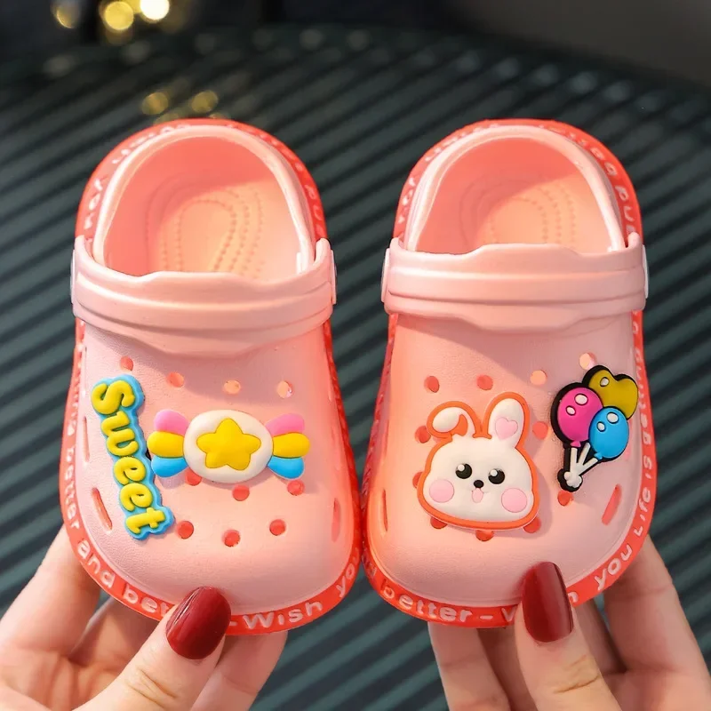 Alternative view of Summer Children Garden Clogs Shoes Boys&Girls Beach Sandal Kids Lightweight Breathable Cute Cartoon Slip Baby Slippers