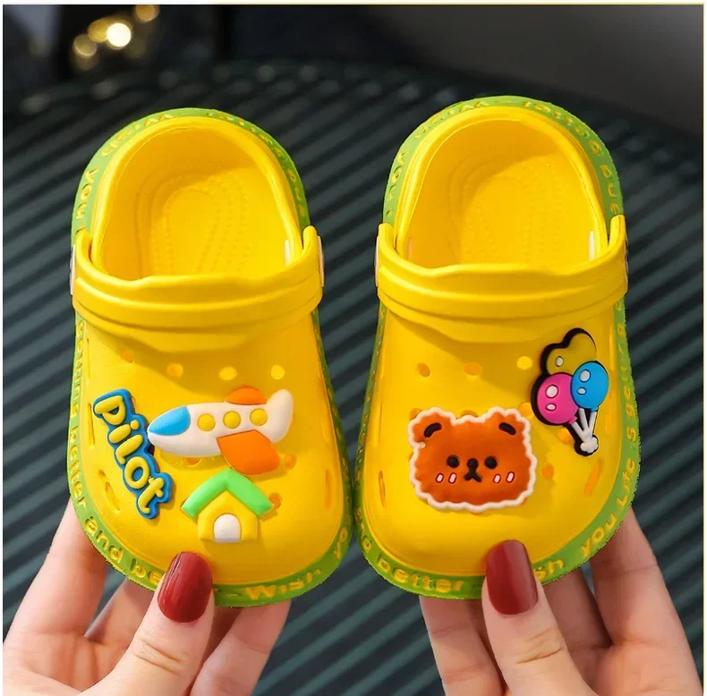 Summer Children Garden Clogs Shoes Boys&Girls Beach Sandal Kids Lightweight Breathable Cute Cartoon Slip Baby Slippers Summer Children Garden Clogs Shoes Boys&Girls Beach Sandal Kids Lightweight Breathable Cute Cartoon Slip Baby Slippers