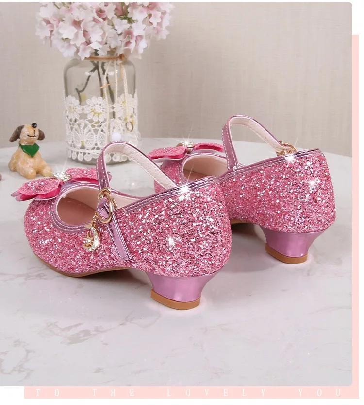 Baby Girls Princess Shoes Party Butterfly Crystal High Heels Sandal Children Dance Glitter Diamond Shoe Kids Walk Show Shoes Baby Girls Princess Shoes Party Butterfly Crystal High Heels Sandal Children Dance Glitter Diamond Shoe Kids Walk Show Shoes