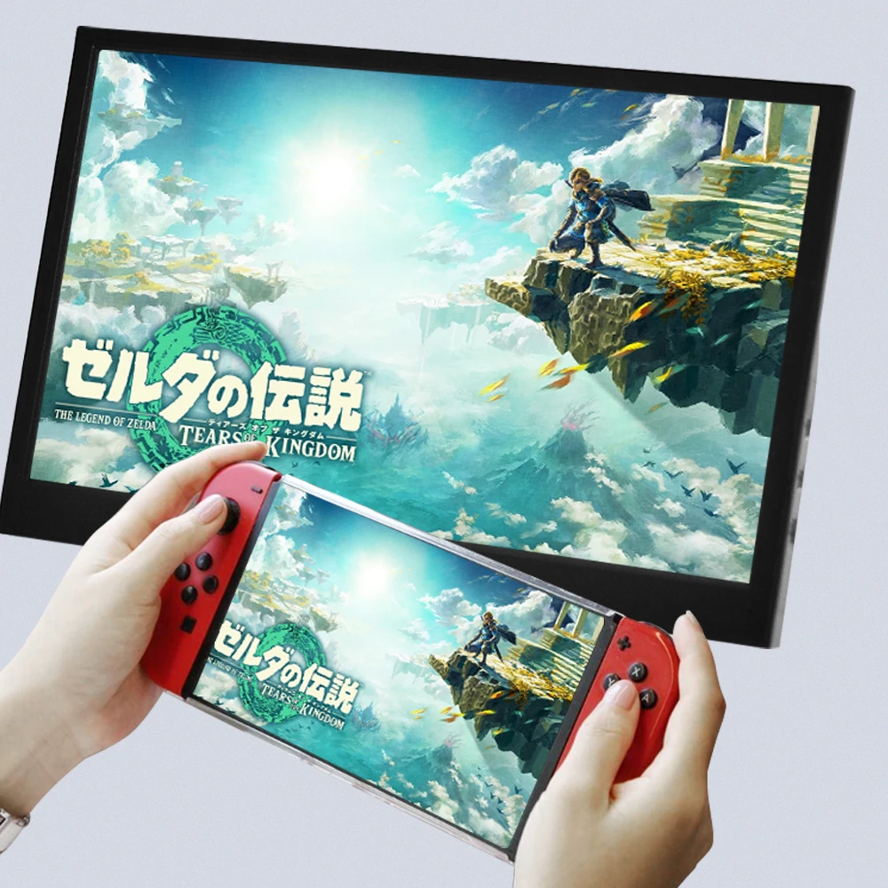 Alternative view of 11.6 inch Portable monitor 1366X768 lcd display TFT gaming monitor for pc Raspberry Pi Laptop PS4 Xbox360 switch HDMI-Compatible