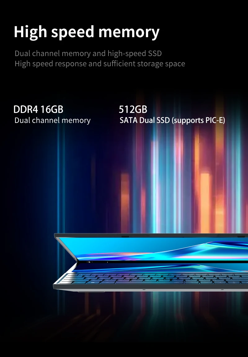 BYONE Dual Screen Gaming Laptop Computer 32GB/16GB DDR4 RAM 1TB/2TB SSD Intel Core I9 10th Gen Windows 11 Notebook Touch Laptop BYONE Dual Screen Gaming Laptop Computer 32GB/16GB DDR4 RAM 1TB/2TB SSD Intel Core I9 10th Gen Windows 11 Notebook Touch Laptop
