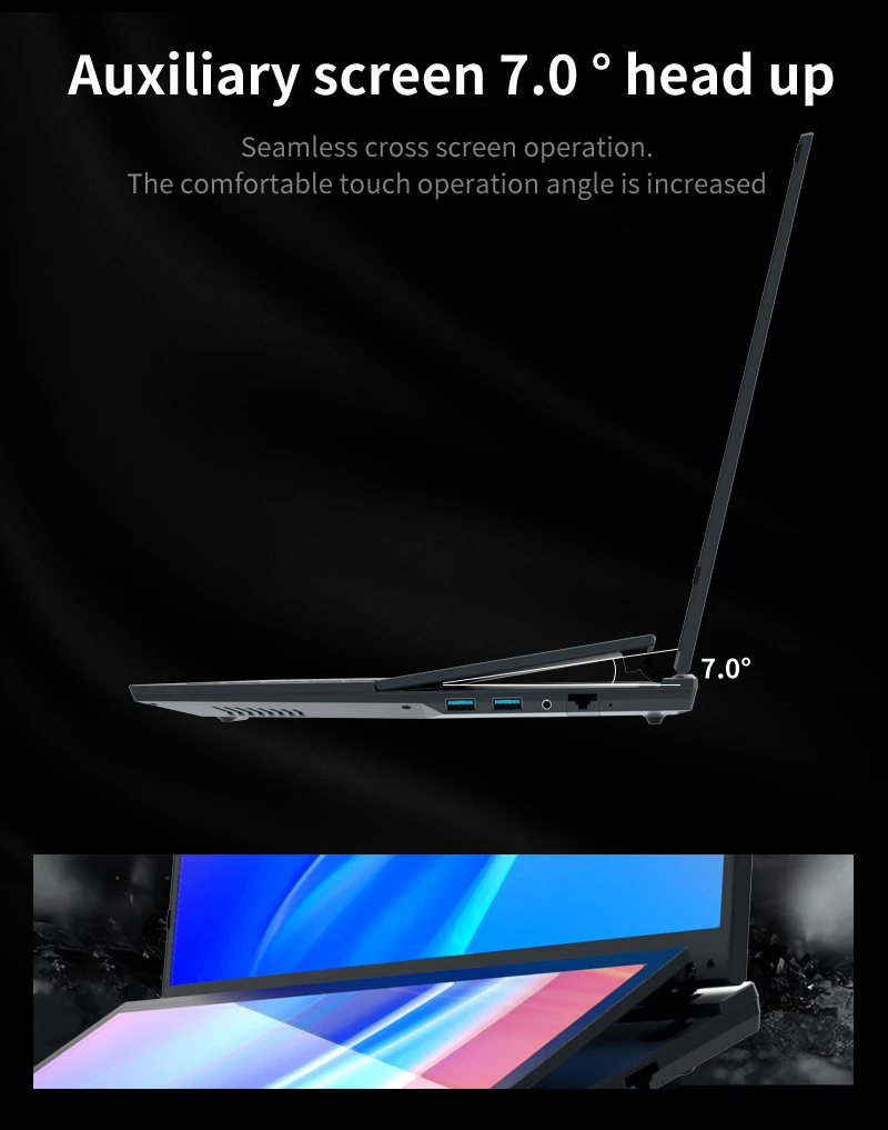 BYONE Dual Screen Gaming Laptop Computer 32GB/16GB DDR4 RAM 1TB/2TB SSD Intel Core I9 10th Gen Windows 11 Notebook Touch Laptop BYONE Dual Screen Gaming Laptop Computer 32GB/16GB DDR4 RAM 1TB/2TB SSD Intel Core I9 10th Gen Windows 11 Notebook Touch Laptop