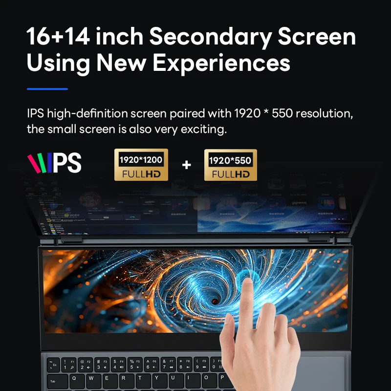 BYONE Dual Screen Gaming Laptop Computer 32GB/16GB DDR4 RAM 1TB/2TB SSD Intel Core I9 10th Gen Windows 11 Notebook Touch Laptop BYONE Dual Screen Gaming Laptop Computer 32GB/16GB DDR4 RAM 1TB/2TB SSD Intel Core I9 10th Gen Windows 11 Notebook Touch Laptop