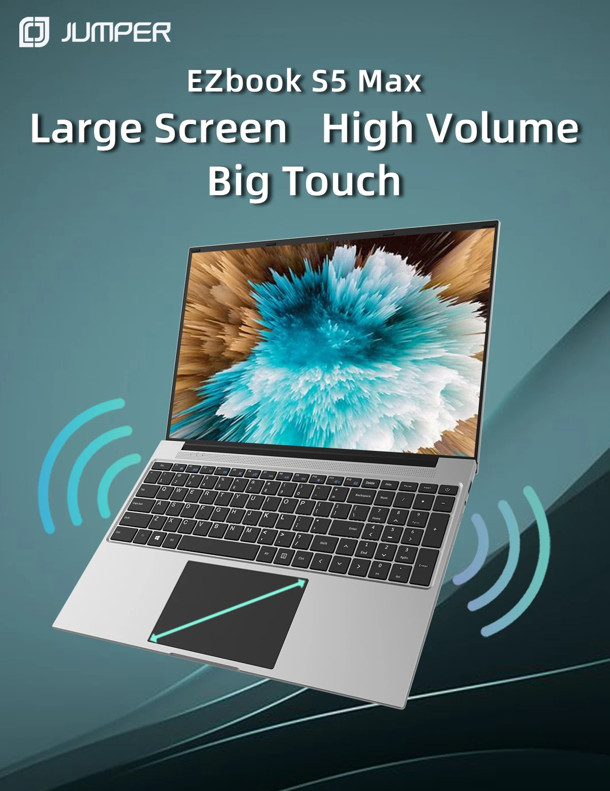 Jumper 16 inch laptop lightweight and portable all new business office game book authentic laptop
