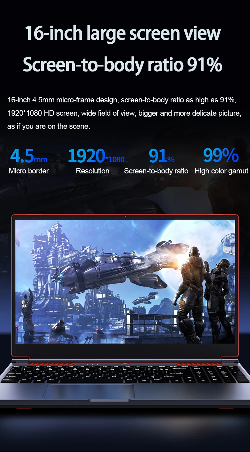 New16.1 Inch 10th Gaming Laptop Intel Core I9-10880H I I7-10880H Nvidia GTX 1650 4G Windows 10/11 Gaming Laptop Metal Ultrabook New16.1 Inch 10th Gaming Laptop Intel Core I9-10880H I I7-10880H Nvidia GTX 1650 4G Windows 10/11 Gaming Laptop Metal Ultrabook