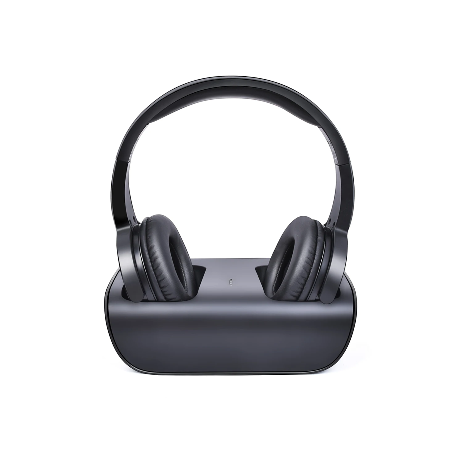 Zanchie Wireless TV Headphones Over Ear Headsets-RF Transmitter Charging Dock, 10Hrs Battery, up to 330ft, No Audio Delay
