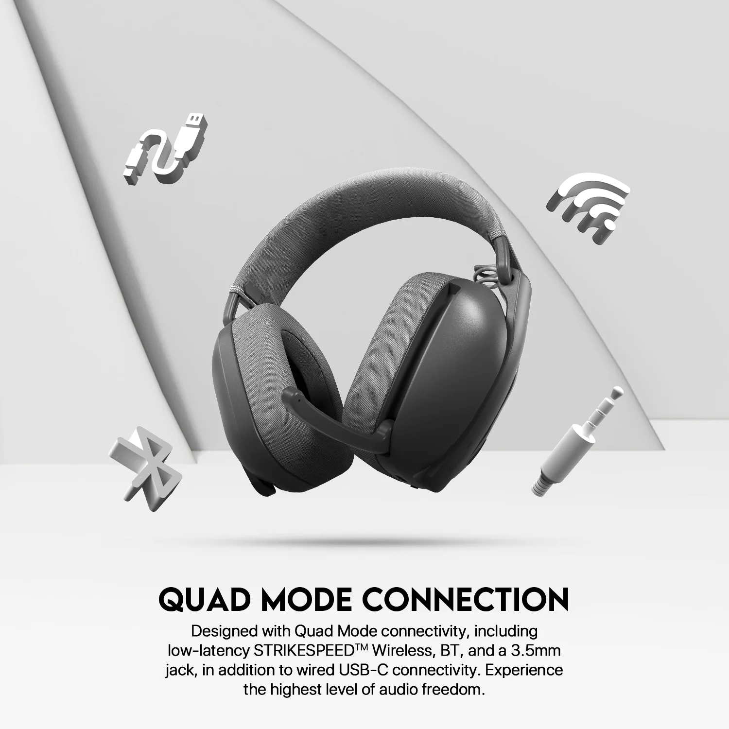FANTECH WHG03P STUDIO PRO Gaming Headphones Wired& Wireless Bluetooth 7.1 Surround Headset With Noise Reduction Mic For PS5 XBOX FANTECH WHG03P STUDIO PRO Gaming Headphones Wired& Wireless Bluetooth 7.1 Surround Headset With Noise Reduction Mic For PS5 XBOX