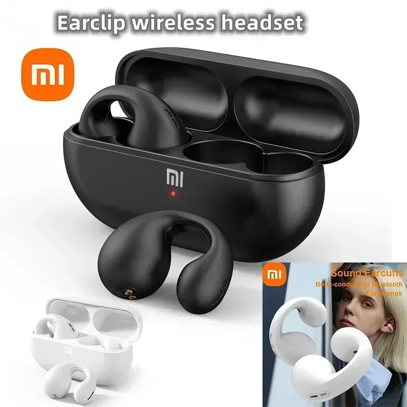 Xiaomi Bone Conduction Bluetooth Earphones Wireless Headset Mini Sports Earbuds TWS Ear Hook Waterproof Portability Headphones