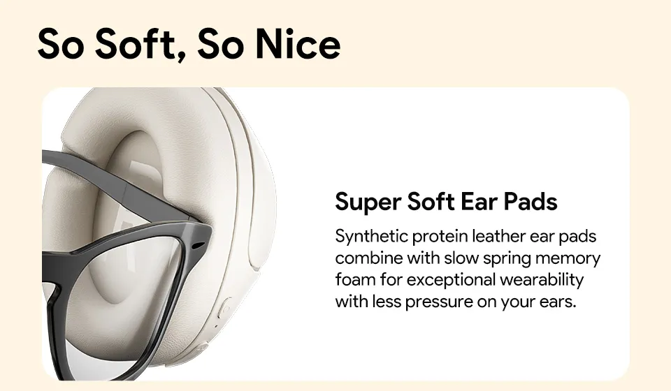 QCY H3 ANC Wireless Headphones Bluetooth 5.4 Hi-Res Audio Over Ear Headset 43dB Hybrid Active Noise Cancellation Earphones 60H QCY H3 ANC Wireless Headphones Bluetooth 5.4 Hi-Res Audio Over Ear Headset 43dB Hybrid Active Noise Cancellation Earphones 60H