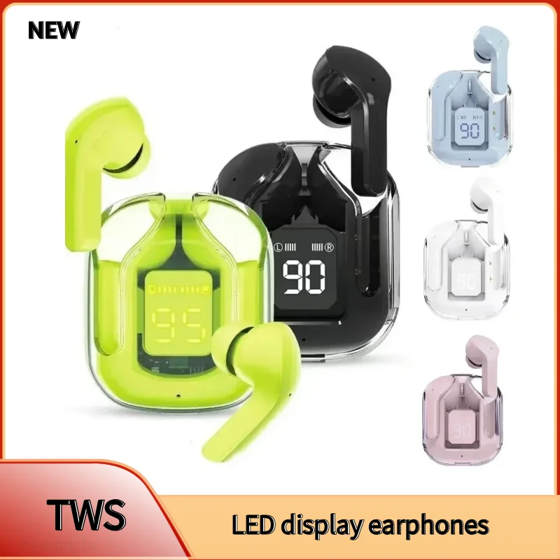 Alternative view of T6 TWS Earbuds Wireless Bluetooth 5.0 ENC Sport Gaming Headsets Noise ReductionMic stereo Headphones with LED Display Earphone