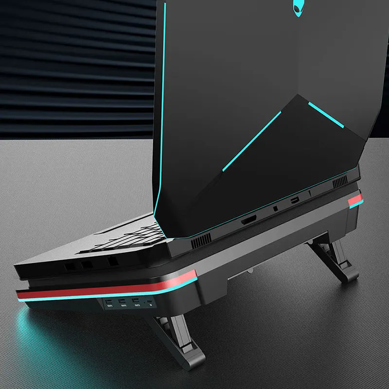 Alternative view of IETS GT500 Laptop Cooling Stand V2/V1/S2/B0 Series Cooling Pad 5000RPM External Cooler for 13", 15” to 17.3" Gaming Notebooks