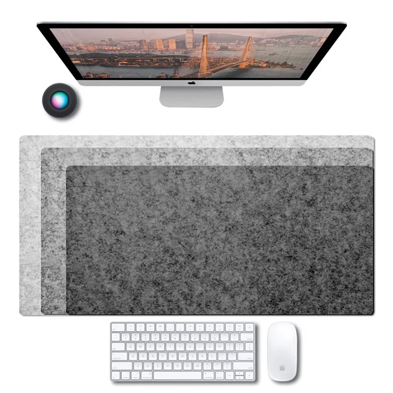 Alternative view of Cushion Large XXL gaming mouse pad Computer Desk Mat Table Keyboard Wool Felt Laptop Desk Non-slip deskpad Mousepad