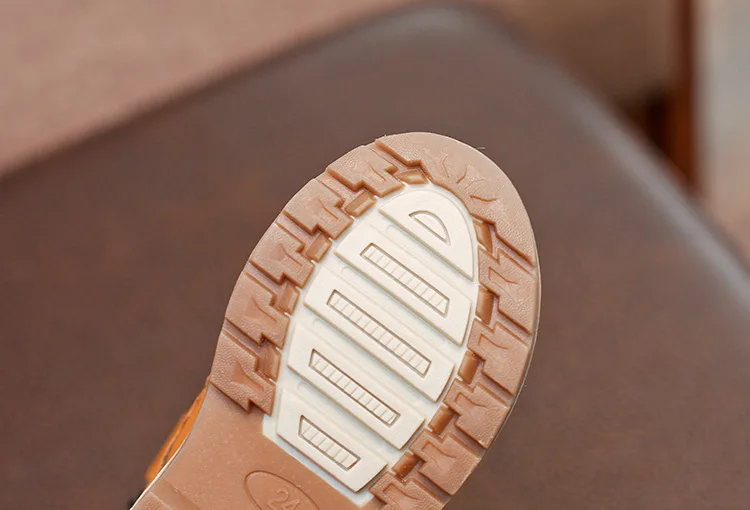 Children Casual Shoes Autumn Winter Boots Boys Shoes Fashion Leather Soft Antislip Girls Boots 21-30 Sport Running Shoes