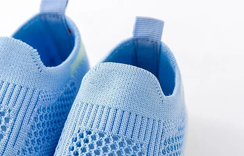 Spring Popular New Baby Shoes Mesh Knit Breathable Kid Girls Boys 0-3T Summer Slip-On Casual Sneakers Toddler Non-Skid Prewalker