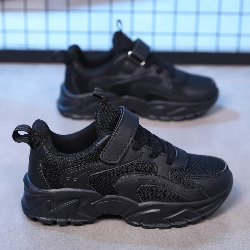 Kids Shoes Boy Sneakers Platform Black White Comfortable Children Casual Sneakers 6 To 12 Years School Sports Tenis Boy Shoes - Image 4