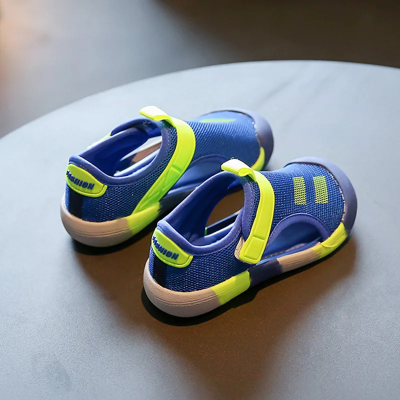 Breathable Sport Sandals Summer Children Casual Shoes Boys Beach Sandals Kids Lightweight Closed Toe Baby Sandals for Girls