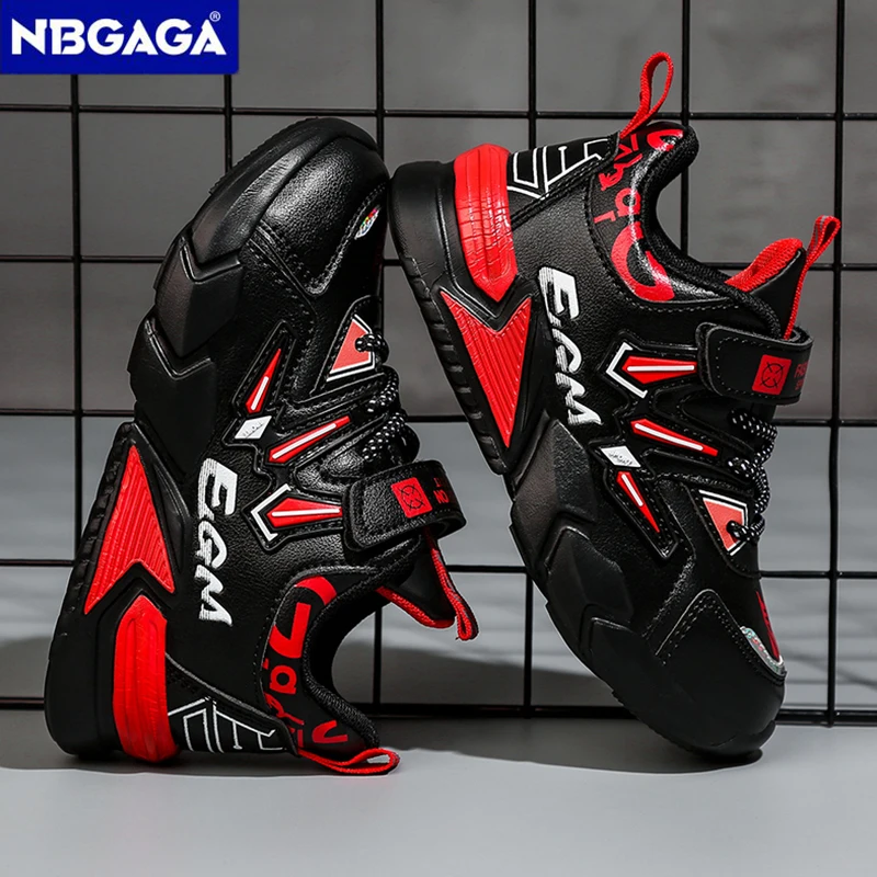 Alternative view of Four Seasons Sport Kids Sneakers Boys Outdoor Casual Shoes for Children Leather Non Slip Fashion Tenis Running