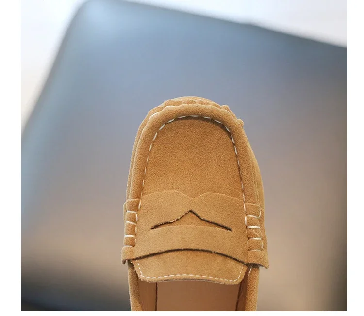 Boy Leather Shoe Fashion Solid Color Versatile Kids School Causal Single Shoes Breathable Non-slip Children Slip-on Flat Loafers Boy Leather Shoe Fashion Solid Color Versatile Kids School Causal Single Shoes Breathable Non-slip Children Slip-on Flat Loafers