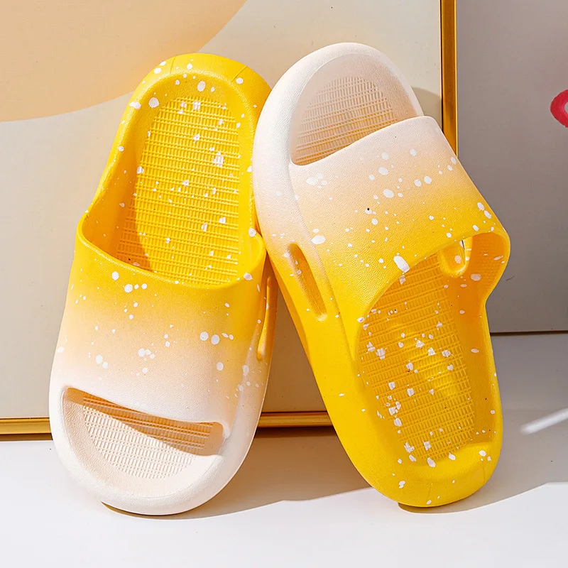 Alternative view of Summer Child Shoes Gradient Color Slippers Boy Girl Sandals Slippers Indoor Shower Anti-slip Slippers Kids' Beach Casual Sandals