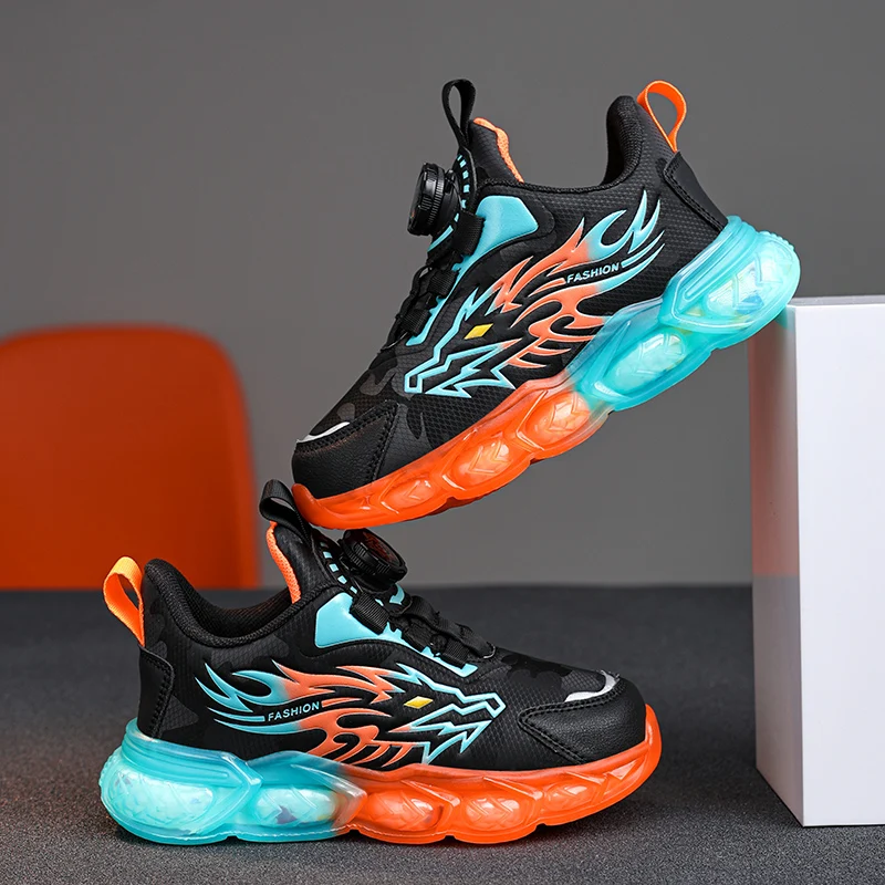 Fashion Children Shoes Boys Sneaker Dragon Print 2024 Kids Sports Tennis Platform Chunky Spring Outdoor Boy Shoes Sneaker Fashion Children Shoes Boys Sneaker Dragon Print 2024 Kids Sports Tennis Platform Chunky Spring Outdoor Boy Shoes Sneaker