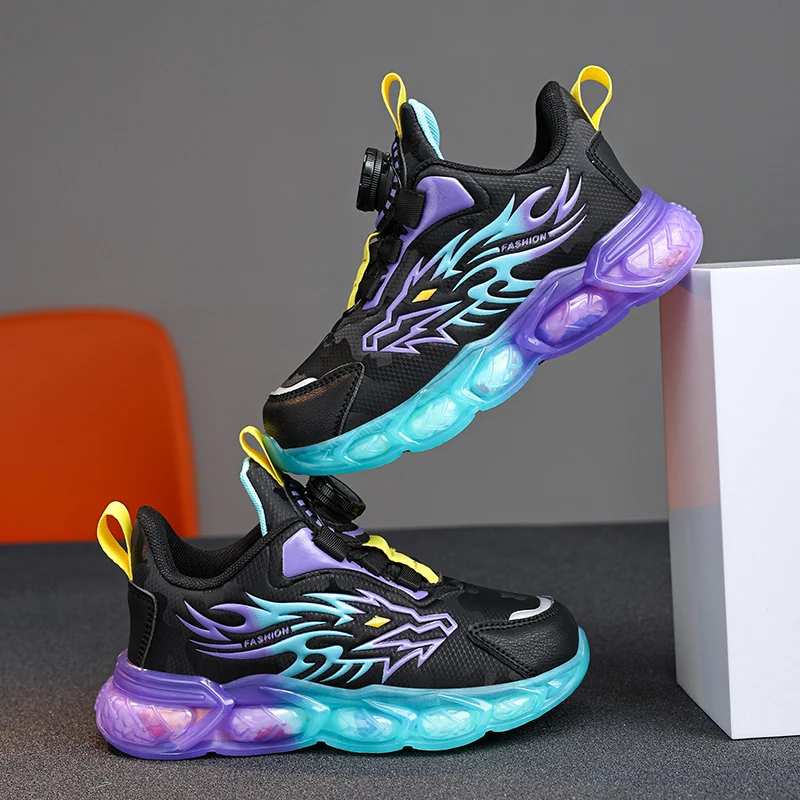 Fashion Children Shoes Boys Sneaker Dragon Print 2024 Kids Sports Tennis Platform Chunky Spring Outdoor Boy Shoes Sneaker Fashion Children Shoes Boys Sneaker Dragon Print 2024 Kids Sports Tennis Platform Chunky Spring Outdoor Boy Shoes Sneaker