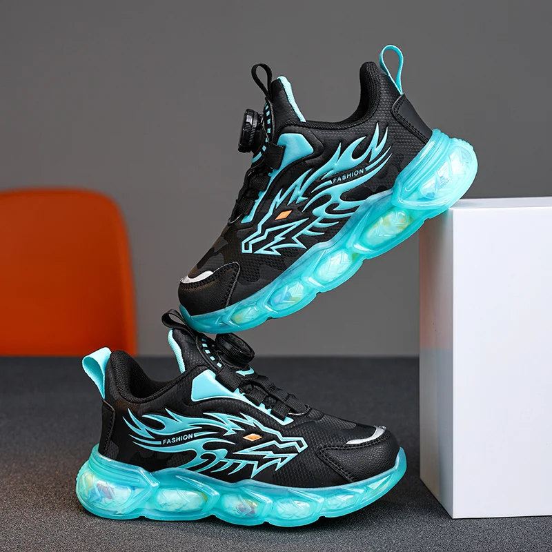 Fashion Children Shoes Boys Sneaker Dragon Print 2024 Kids Sports Tennis Platform Chunky Spring Outdoor Boy Shoes Sneaker Fashion Children Shoes Boys Sneaker Dragon Print 2024 Kids Sports Tennis Platform Chunky Spring Outdoor Boy Shoes Sneaker