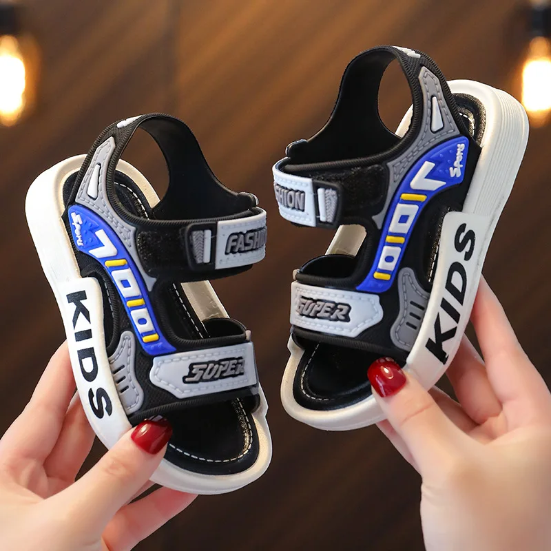 Alternative view of sandalias 23 Boy Fashion Child Sandals Summer Children's Sneakers Anti Slip Soft Sole Casual Beach Shoes Kid Shoes zapatos niña