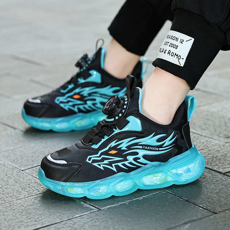 Alternative view of Kids Shoes Boy Casual Sneakers Platform Comfortable Children School Sports Tenis Boy Shoes Children's Basketball Shoes