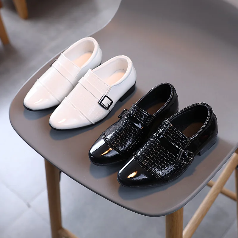 Alternative view of Oxford School Shoes Kids Patent Leather Shoes Girls Boys Toddler Shoes Children Fashion Dress Platform Party Flats Spring Autumn