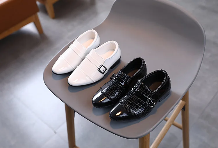 Oxford School Shoes Kids Patent Leather Shoes Girls Boys Toddler Shoes Children Fashion Dress Platform Party Flats Spring Autumn