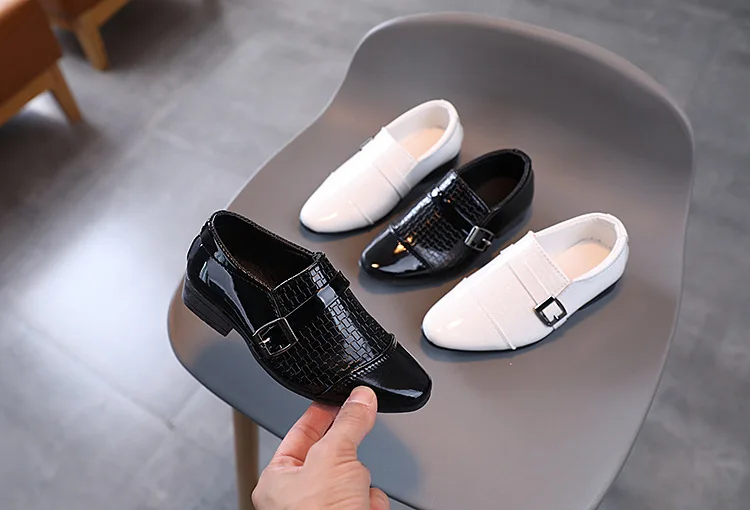 Oxford School Shoes Kids Patent Leather Shoes Girls Boys Toddler Shoes Children Fashion Dress Platform Party Flats Spring Autumn