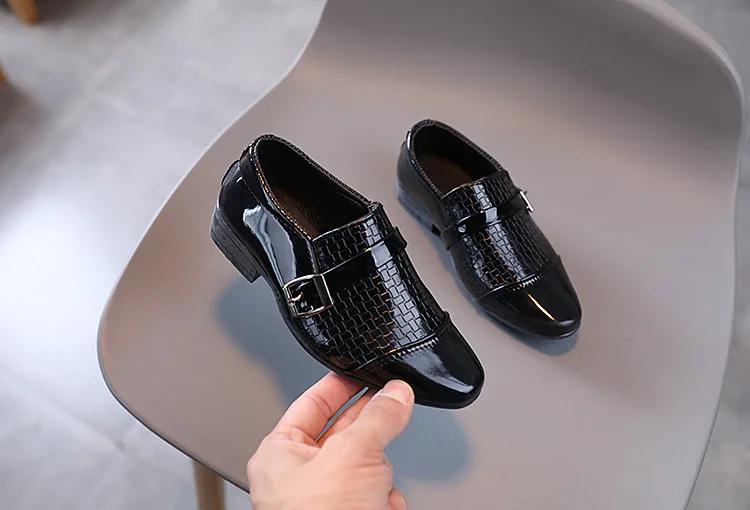 Oxford School Shoes Kids Patent Leather Shoes Girls Boys Toddler Shoes Children Fashion Dress Platform Party Flats Spring Autumn