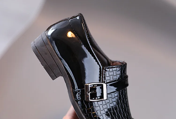 Oxford School Shoes Kids Patent Leather Shoes Girls Boys Toddler Shoes Children Fashion Dress Platform Party Flats Spring Autumn
