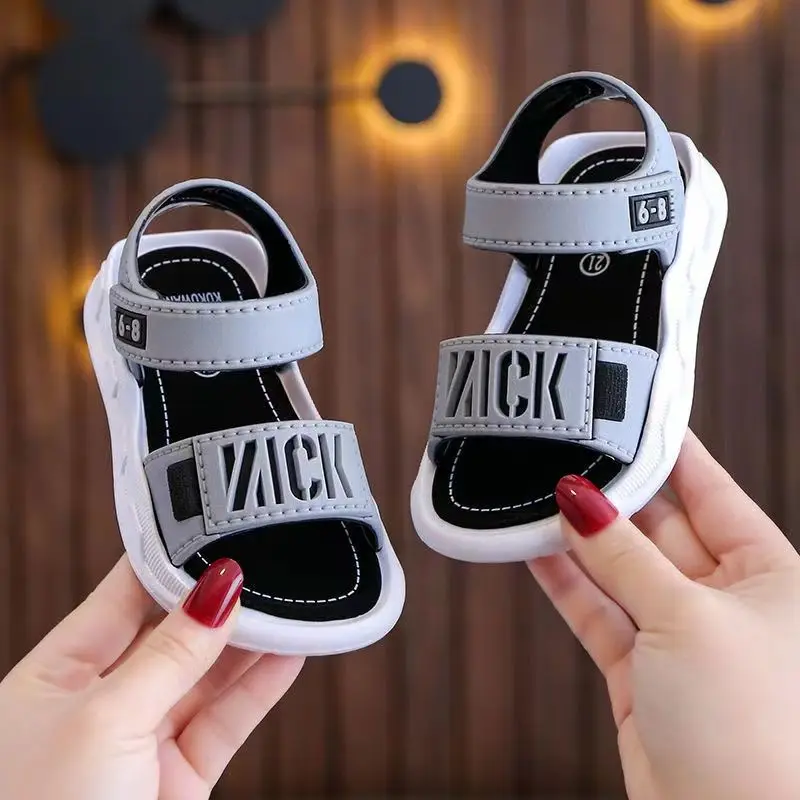 Summer Kids Sandals Baby Girls Shoes Boy Soft Sole Non-slip Rubber Boys Girls Sandals Toddler Children's Shoes 2-10 Years
