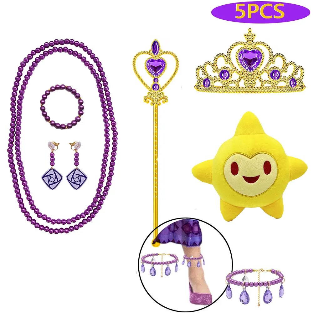 Kids Princess Cosplay Costume Plastic Crystal Tiara Snowflake Jewelry Necklace Earrings Kit Girl Elsa Anna Party Dress Accessory Kids Princess Cosplay Costume Plastic Crystal Tiara Snowflake Jewelry Necklace Earrings Kit Girl Elsa Anna Party Dress Accessory
