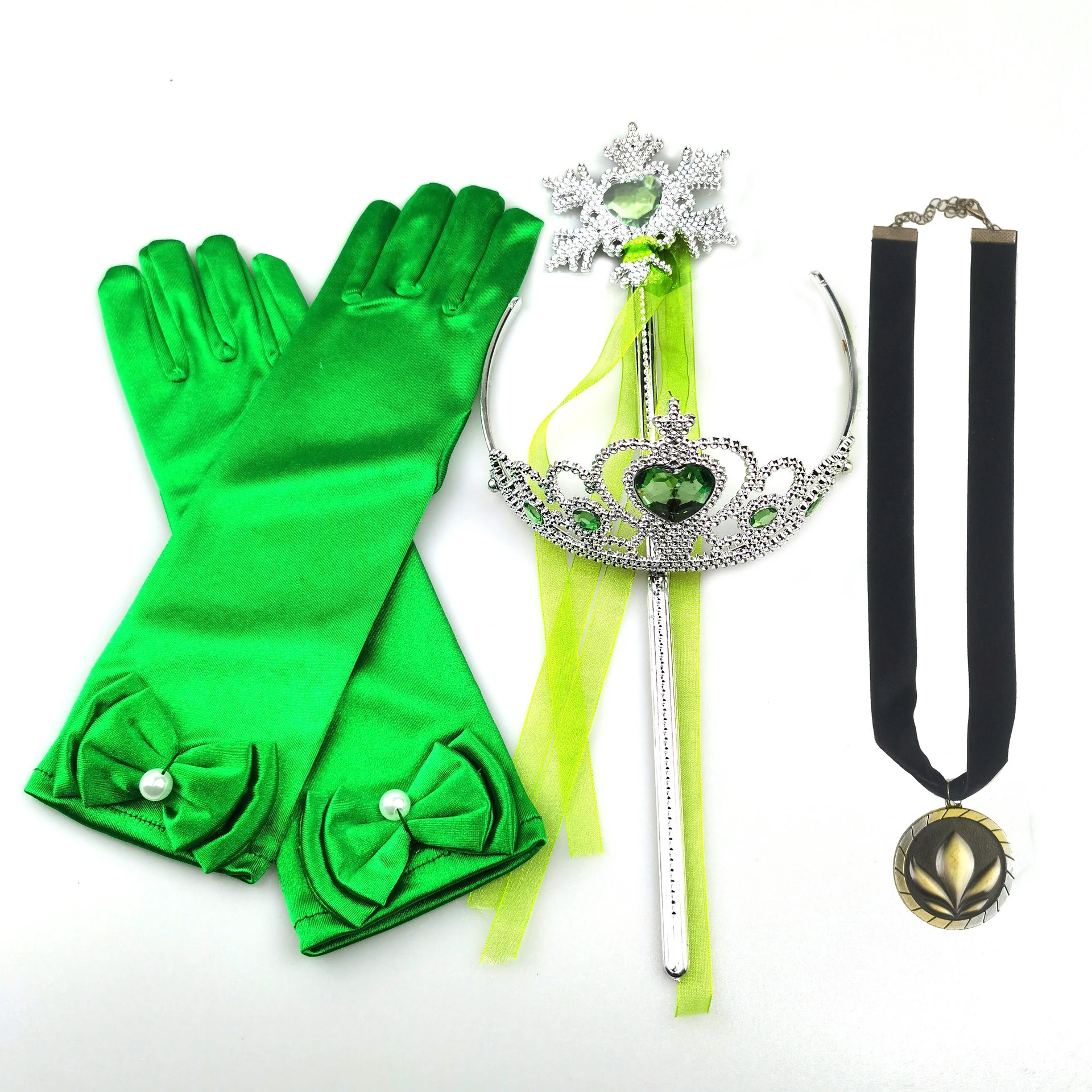 Kids Princess Cosplay Costume Plastic Crystal Tiara Snowflake Jewelry Necklace Earrings Kit Girl Elsa Anna Party Dress Accessory Kids Princess Cosplay Costume Plastic Crystal Tiara Snowflake Jewelry Necklace Earrings Kit Girl Elsa Anna Party Dress Accessory