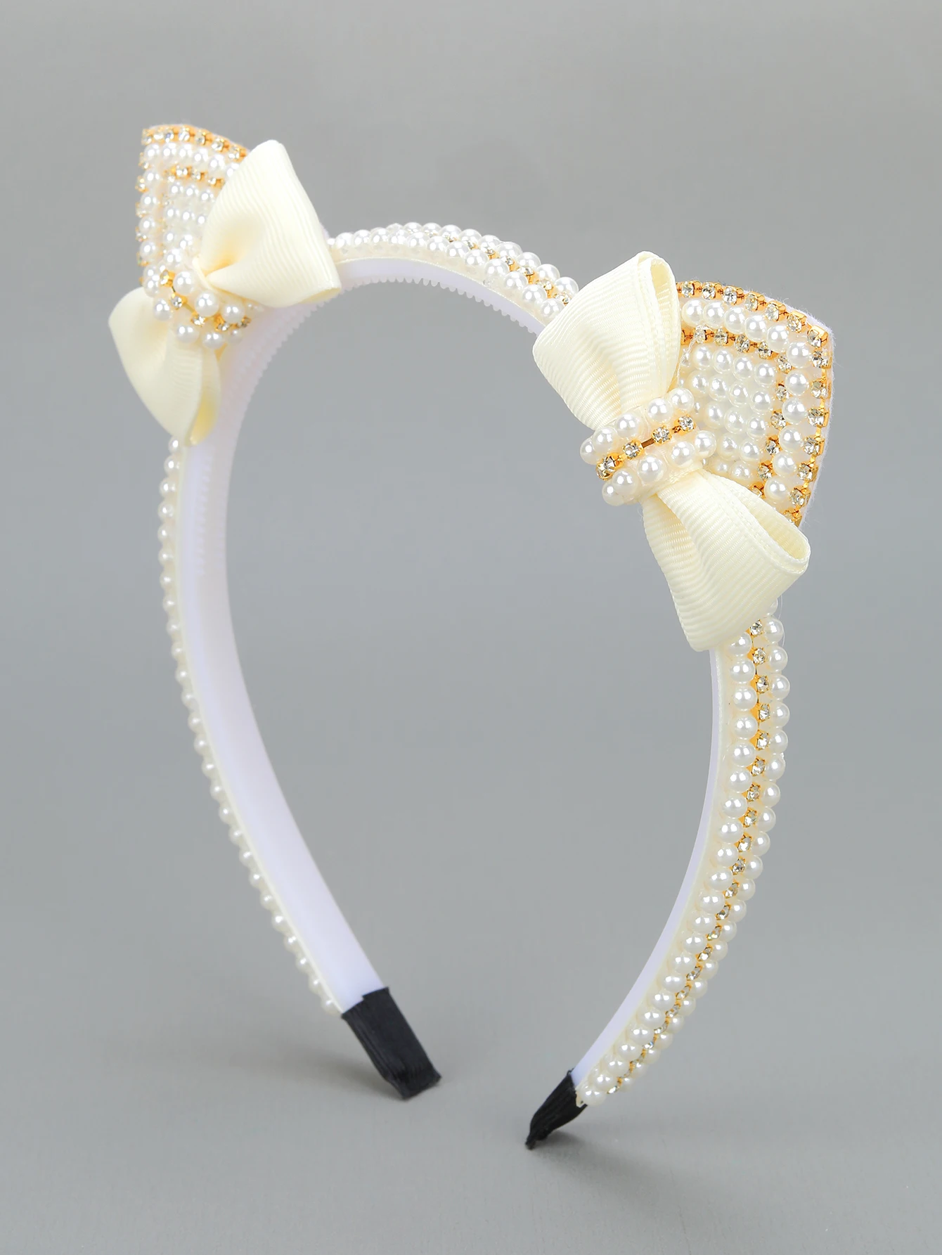 1PC Elegant Cat Ear Pearl Hairbands Fashion Women's Rhinestone Headband Hair Hoop Hair Bands for Girls Hair Accessories 1PC Elegant Cat Ear Pearl Hairbands Fashion Women's Rhinestone Headband Hair Hoop Hair Bands for Girls Hair Accessories