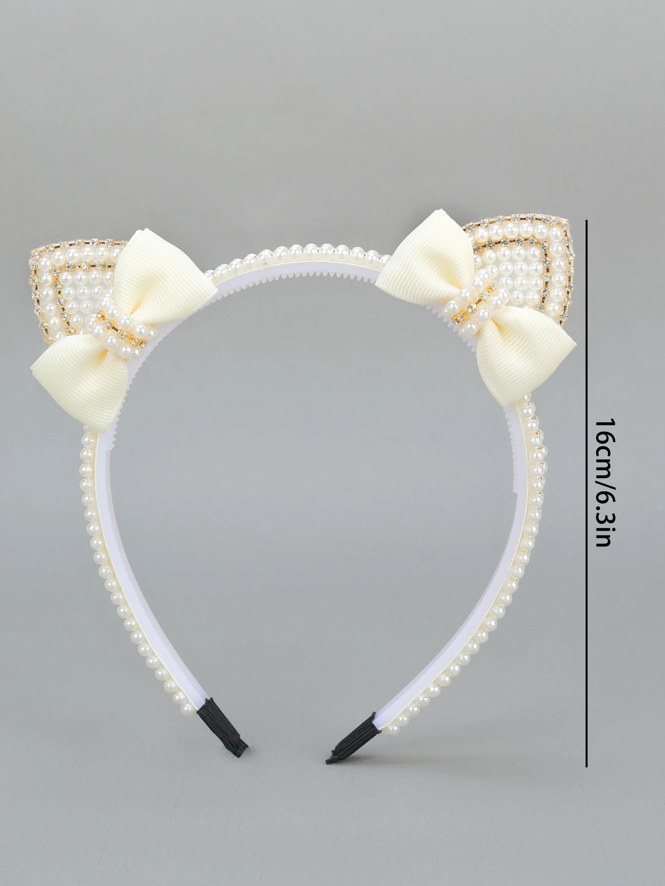 1PC Elegant Cat Ear Pearl Hairbands Fashion Women's Rhinestone Headband Hair Hoop Hair Bands for Girls Hair Accessories 1PC Elegant Cat Ear Pearl Hairbands Fashion Women's Rhinestone Headband Hair Hoop Hair Bands for Girls Hair Accessories