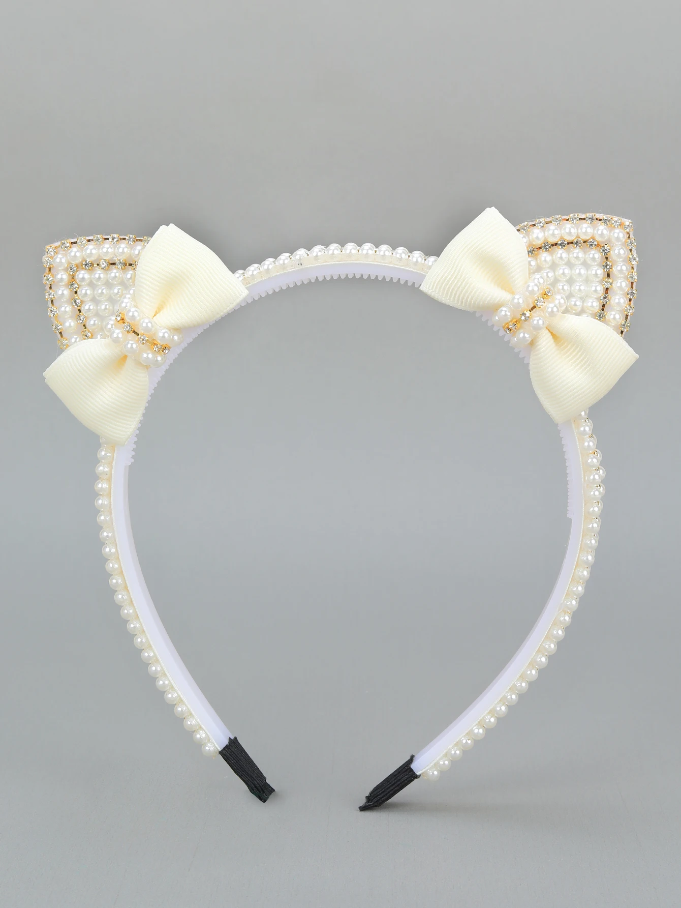 1PC Elegant Cat Ear Pearl Hairbands Fashion Women's Rhinestone Headband Hair Hoop Hair Bands for Girls Hair Accessories 1PC Elegant Cat Ear Pearl Hairbands Fashion Women's Rhinestone Headband Hair Hoop Hair Bands for Girls Hair Accessories