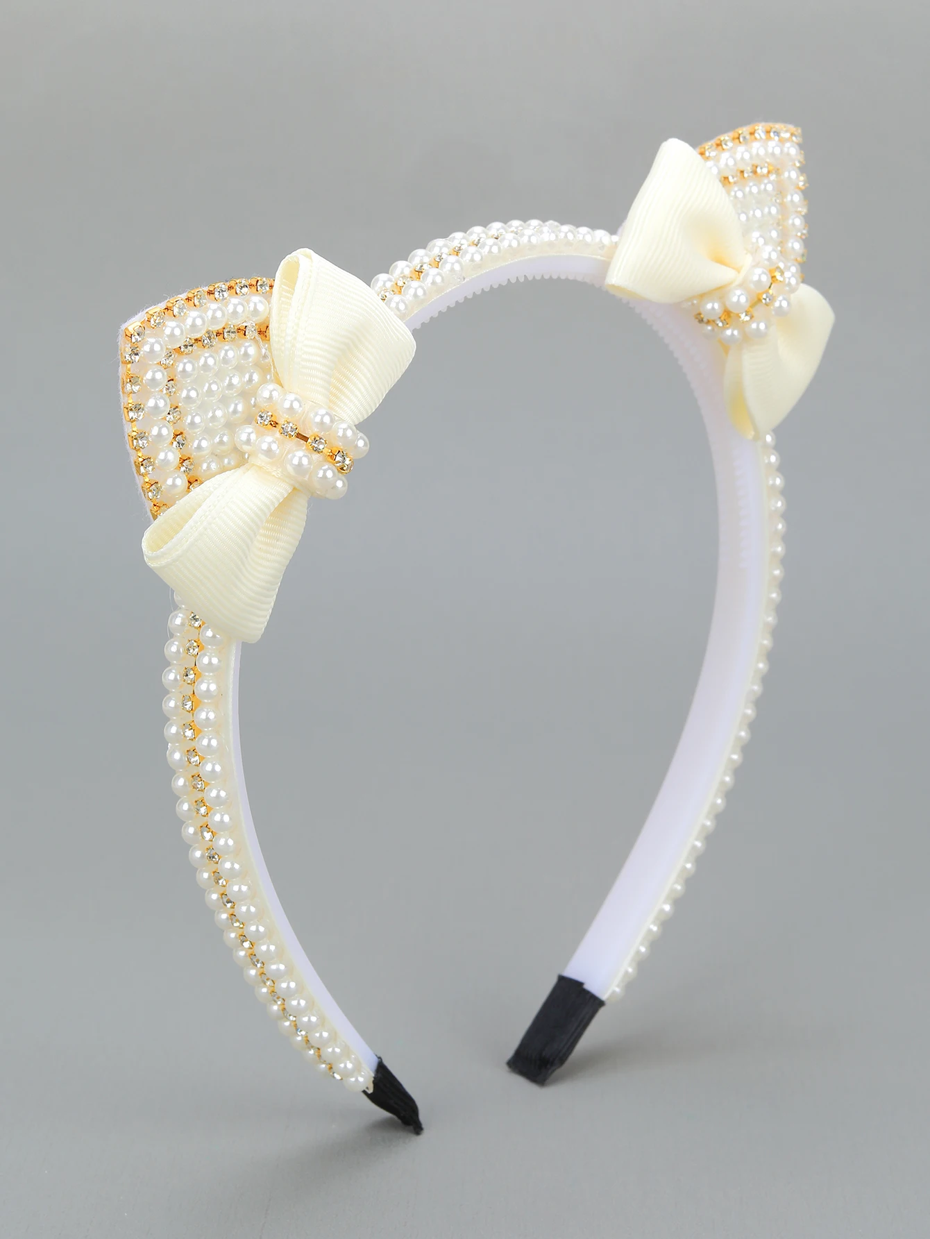 1PC Elegant Cat Ear Pearl Hairbands Fashion Women's Rhinestone Headband Hair Hoop Hair Bands for Girls Hair Accessories 1PC Elegant Cat Ear Pearl Hairbands Fashion Women's Rhinestone Headband Hair Hoop Hair Bands for Girls Hair Accessories