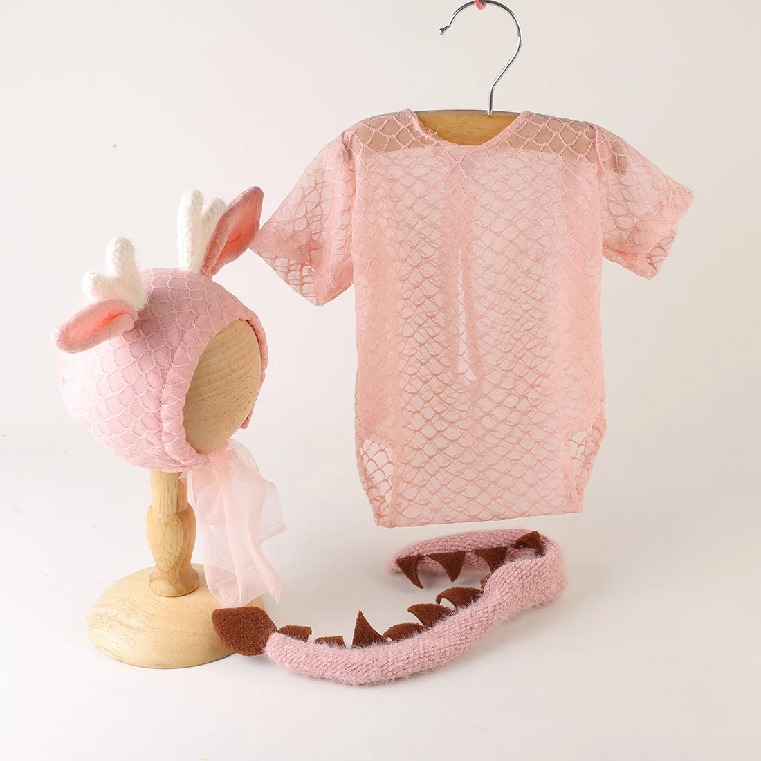 China Styer Dragon Romper Set Newborn Photography Props Dinosaur Bonnet Diaper Outfit China Styer Dragon Romper Set Newborn Photography Props Dinosaur Bonnet Diaper Outfit