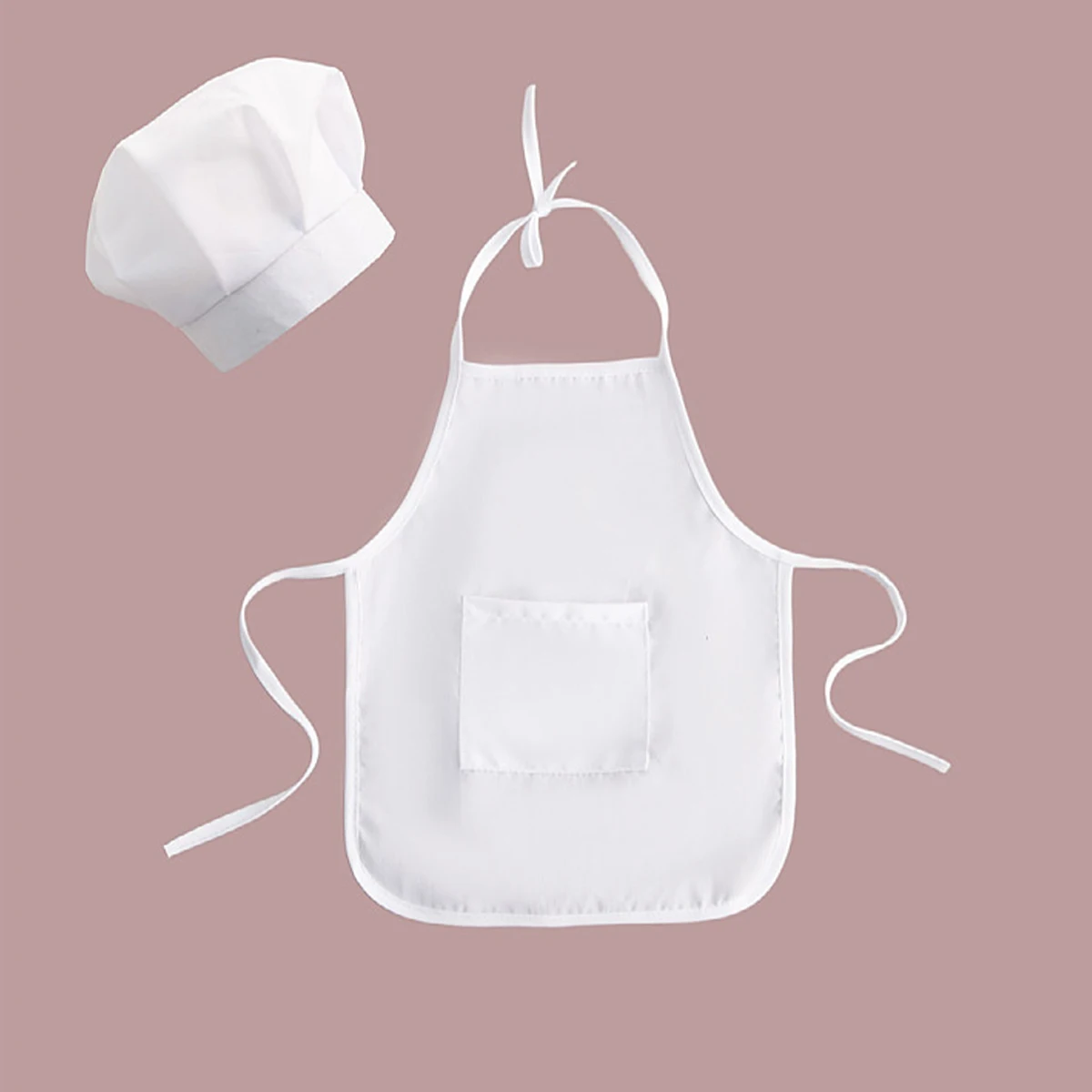Alternative view of Ylsteed Newborn Chef Outfits for Photo Shooting Baby Boy Girl Chef Hat with Apron Photography Props Infant Picture Props