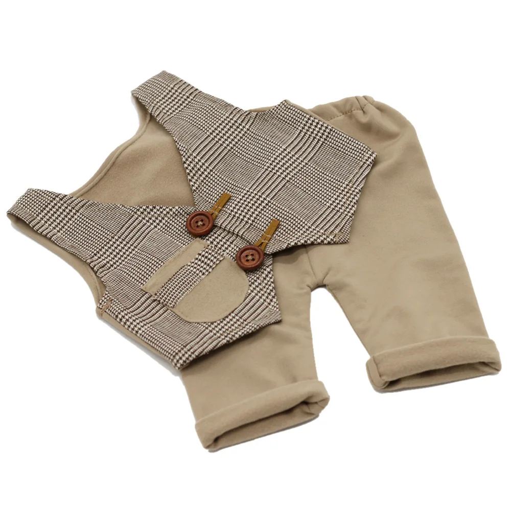 Alternative view of Newborn Photography Prop for Outfits Props Baby Boy Pants Set Birthday Picture Shoot Costume fotografia Photo Accessories