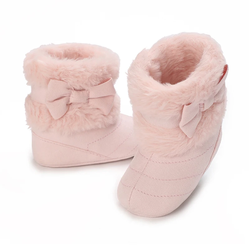 Rubber Non-slip Boots Winter Newborn Baby Cotton Booties Non-Slip Sole Toddler Boy Girl First Walkers Infant Warm Shoes Boots - Image 3