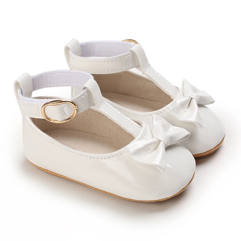 Alternative view of HAIZHIW Fashion PU Leather Baby Princess Shoes Newborn Girls Moccasins Shoes Rubber Sole Prewalker Non-slip Summer First Walkers