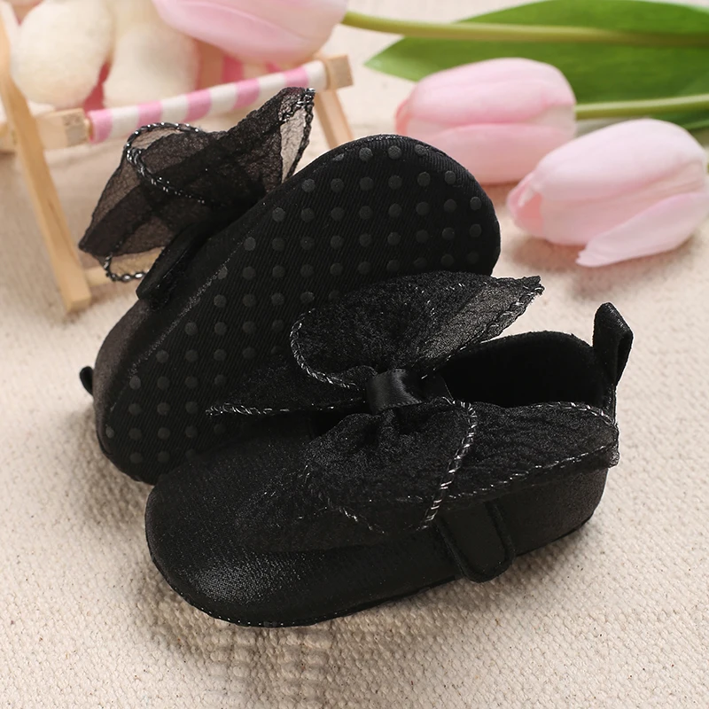 Soft Cotton Lace Baby Girl Princess Shoes 2023 Newborn Moccasins Shoes Cotton Sole Prewalker Anti slip Toddler Step