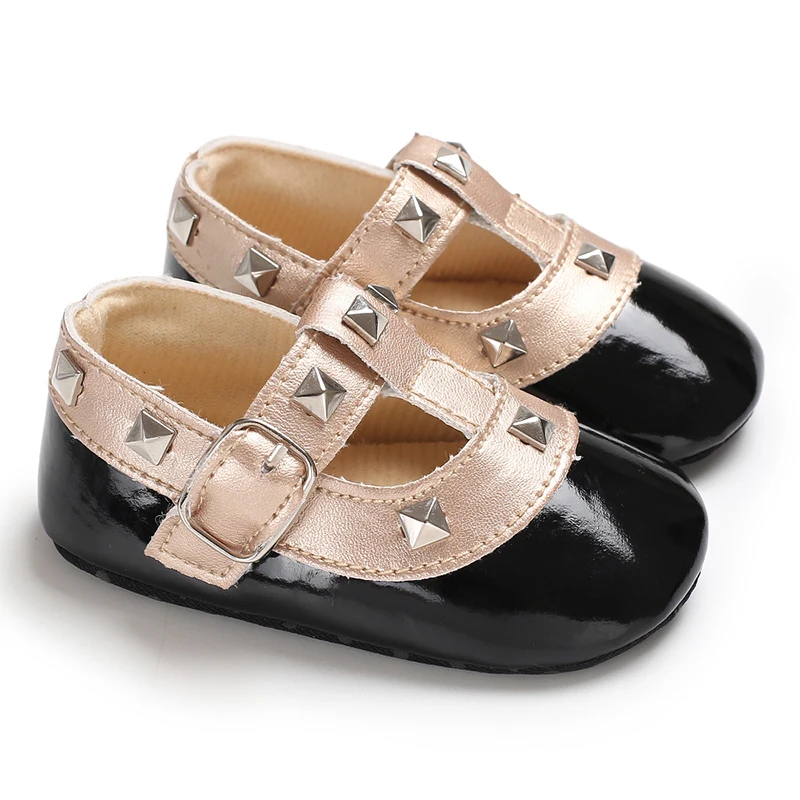 Alternative view of Newborn Princess Party Bow Flower Soft Sole Baby Bed Shoes Newborn Children Baby Shoes Anti slip Sports Shoes