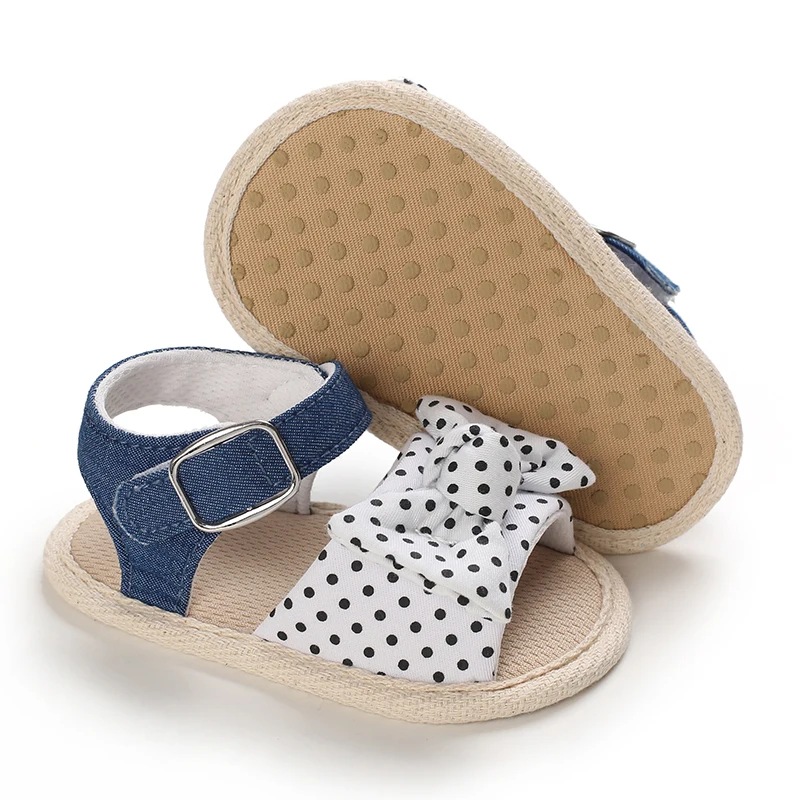 0-18 Months Baby Girls Sweet Flowers Sandals Summer Soft Sole Flat Princess Dress Shoes Infant Non-Slip First Walkers Footwear