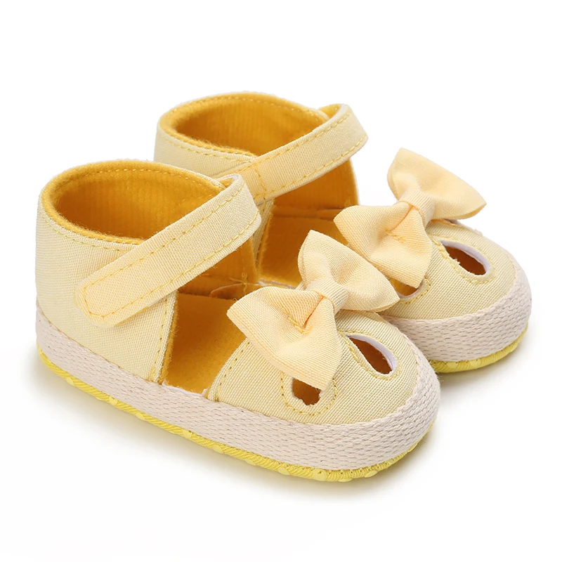 0-18 Months Baby Girls Sweet Flowers Sandals Summer Soft Sole Flat Princess Dress Shoes Infant Non-Slip First Walkers Footwear
